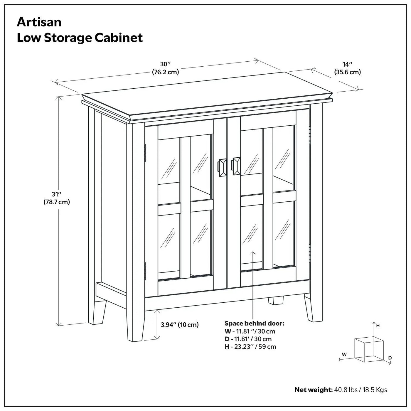 Artisan - Handcrafted Low Storage Cabinet by Unique Piece Furniture