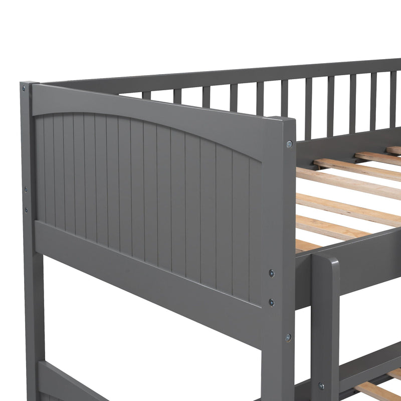 Bunk Bed With Loft And 2 Drawers