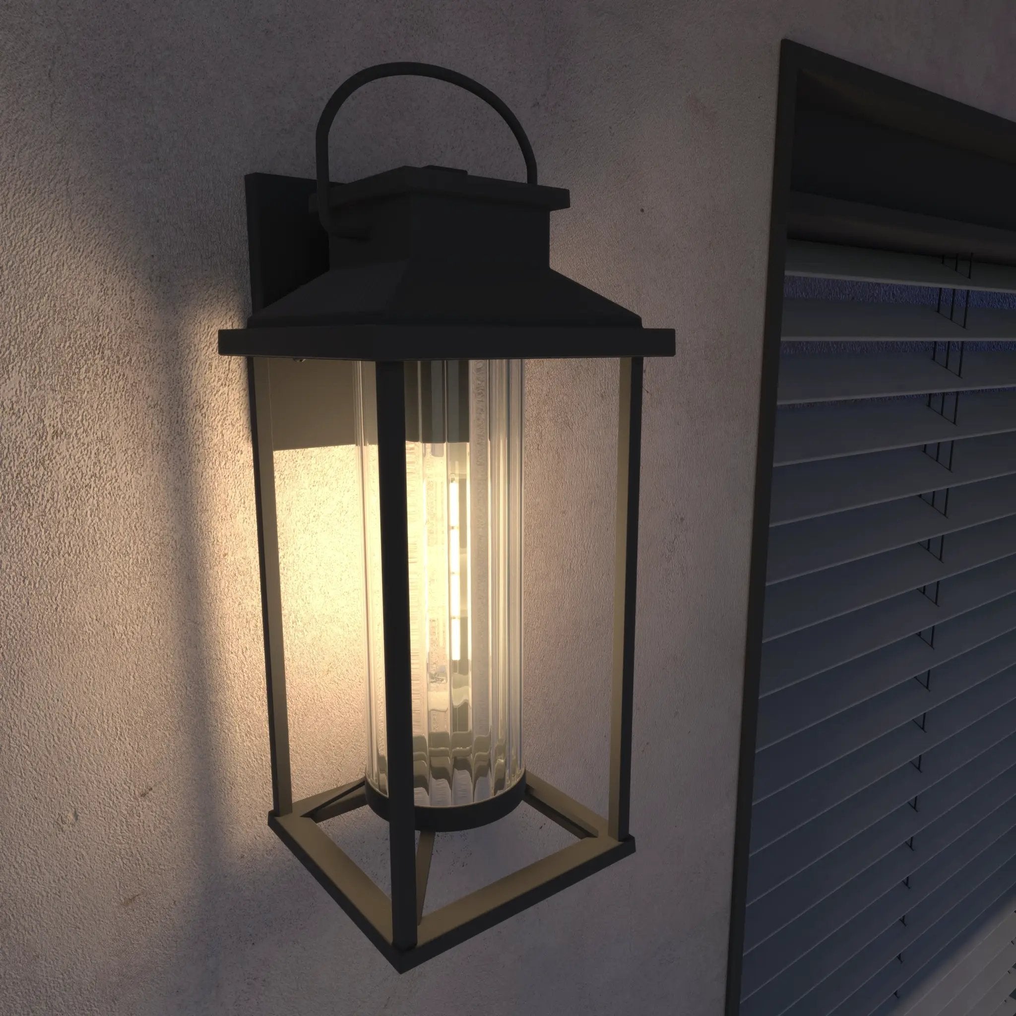 Outdoor Porch Lights Textured Black Exterior Lighting Fixtures Wall Mount by HouseOfZazla