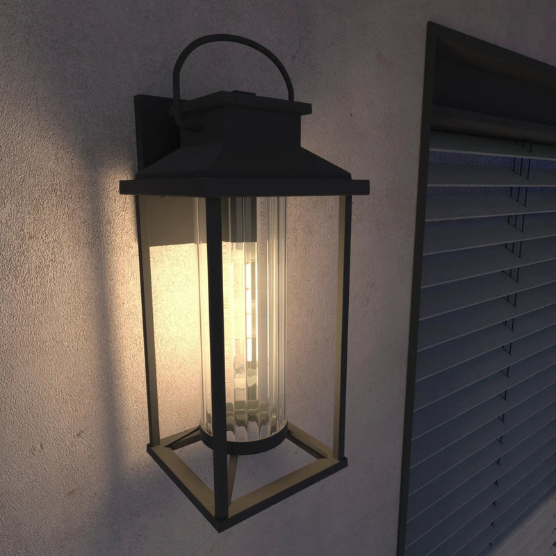 Outdoor Porch Lights Textured Black Exterior Lighting Fixtures Wall Mount by HouseOfZazla