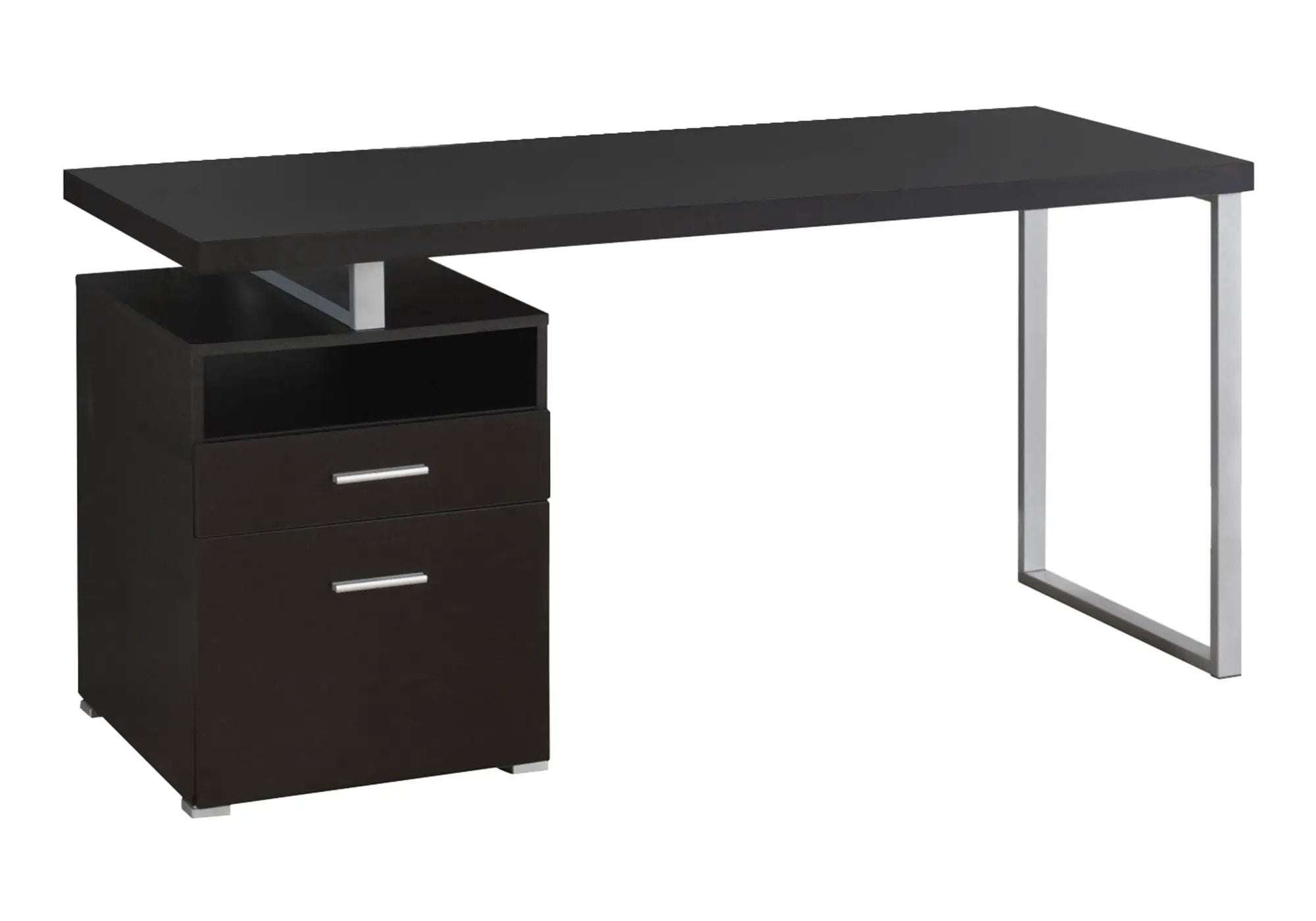 Computer Desk For Home Office, Laptop, Left Right Set - Up, Storage Drawers, Contemporary & Modern by Unique Piece Furniture