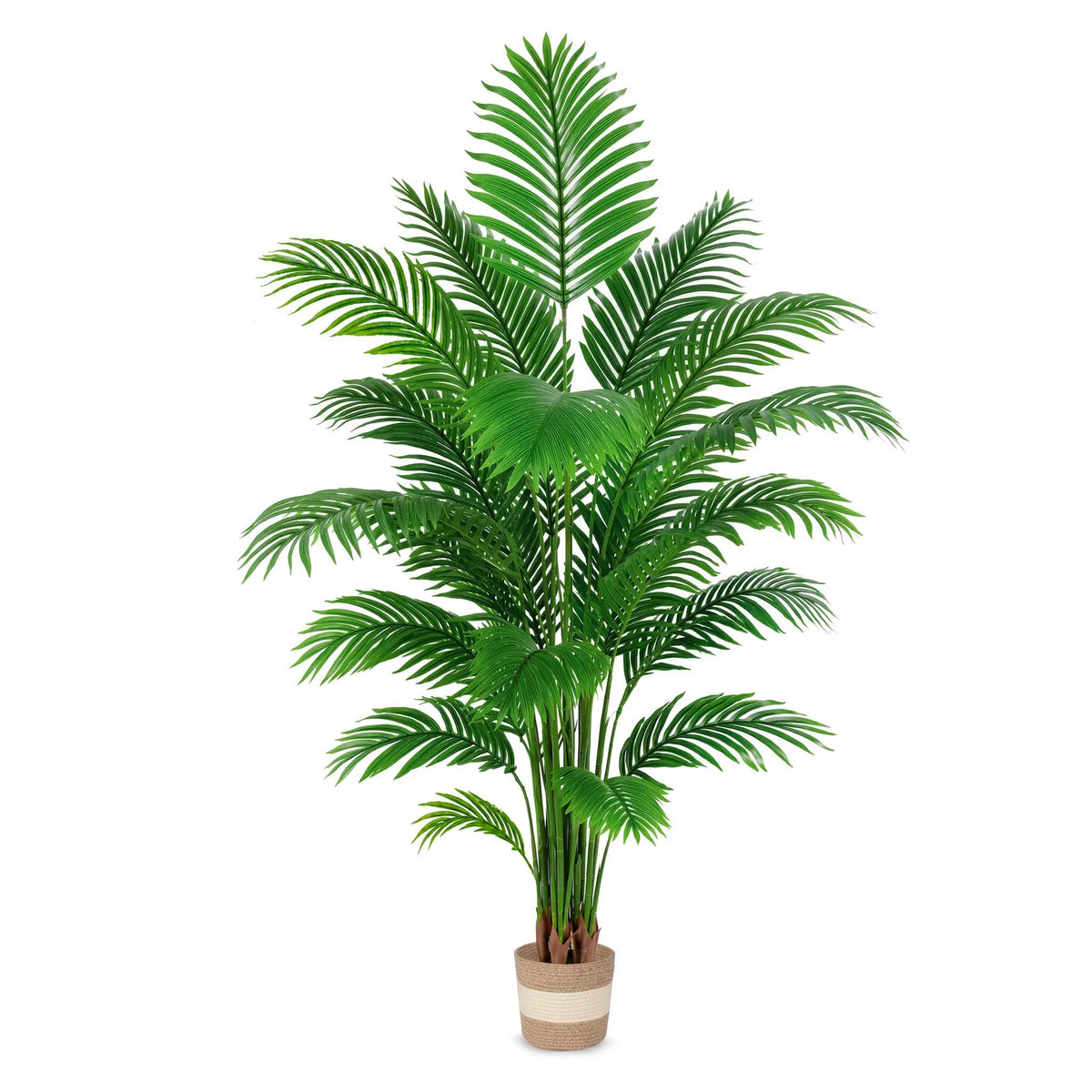 Artificial Palm Tree 6ft - Large Fake Tropical Tree (2 Pack) by HouseOfZazla