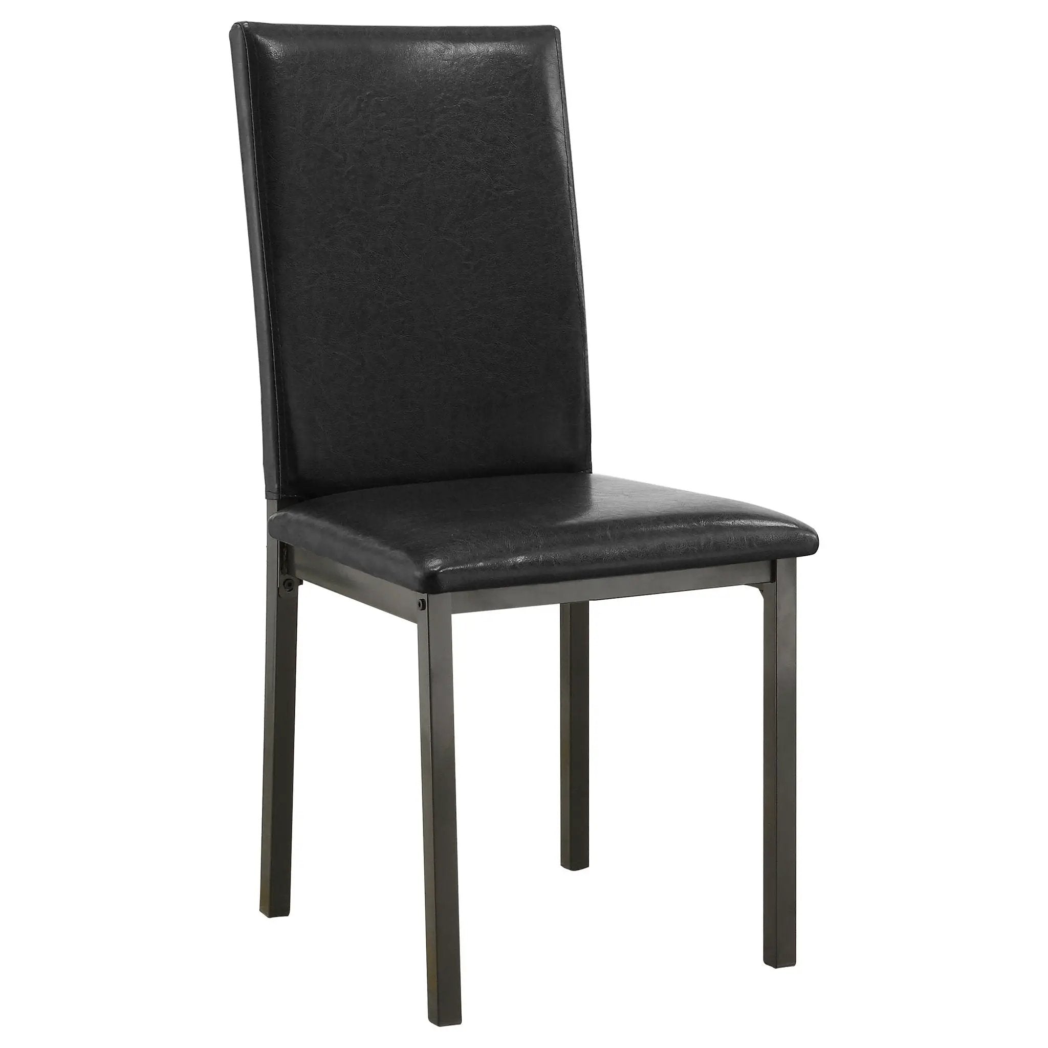 Macy - 5 Piece Dining Set - Black