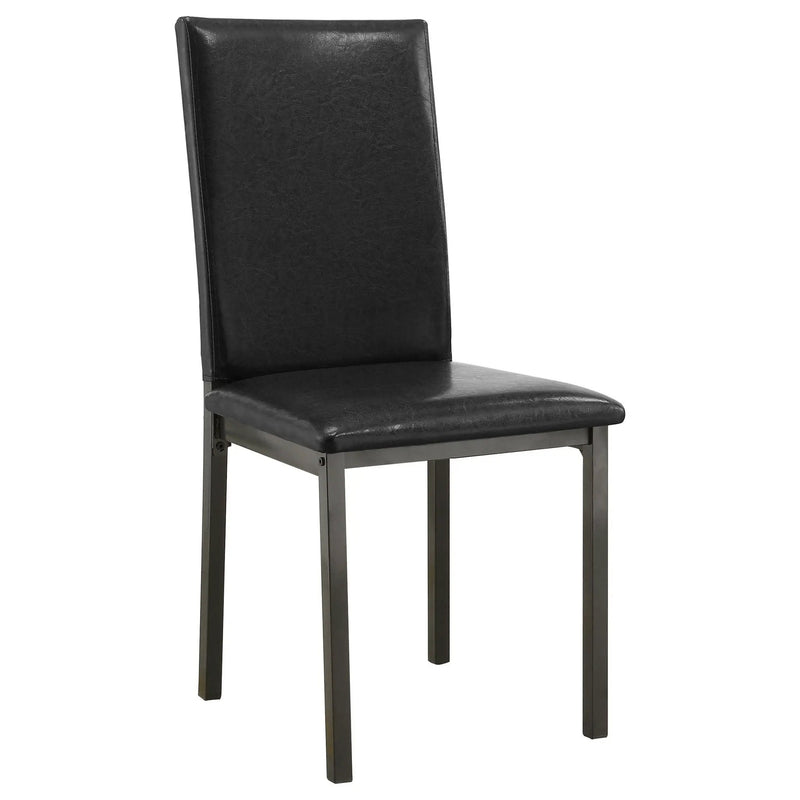 Macy - 5 Piece Dining Set - Black