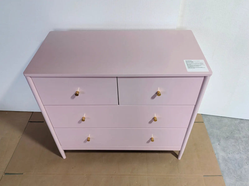 Pink 4-Drawer Kids Dresser by HouseOfZazla