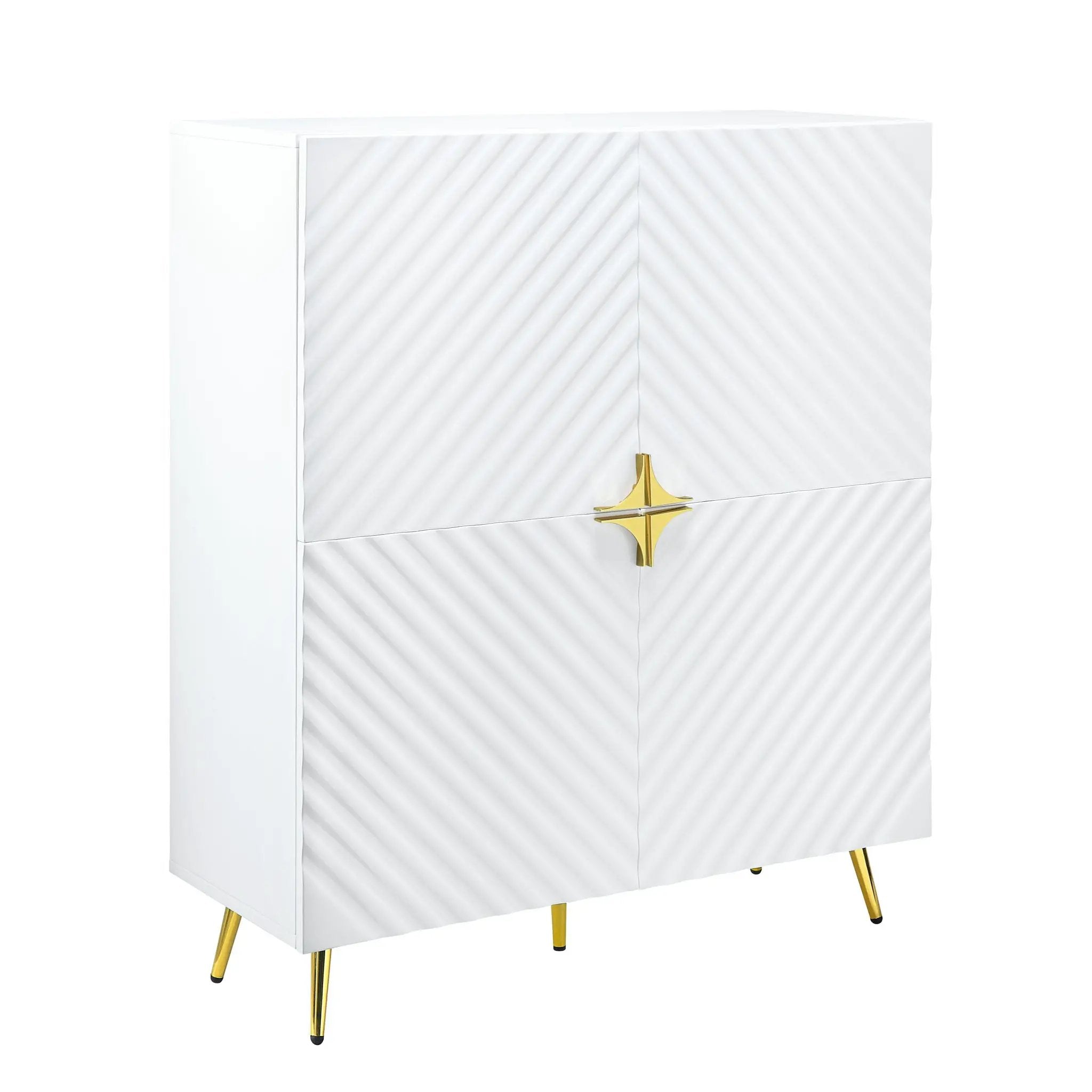 Gaines - High Gloss Accent Cabinet by HouseOfZazla