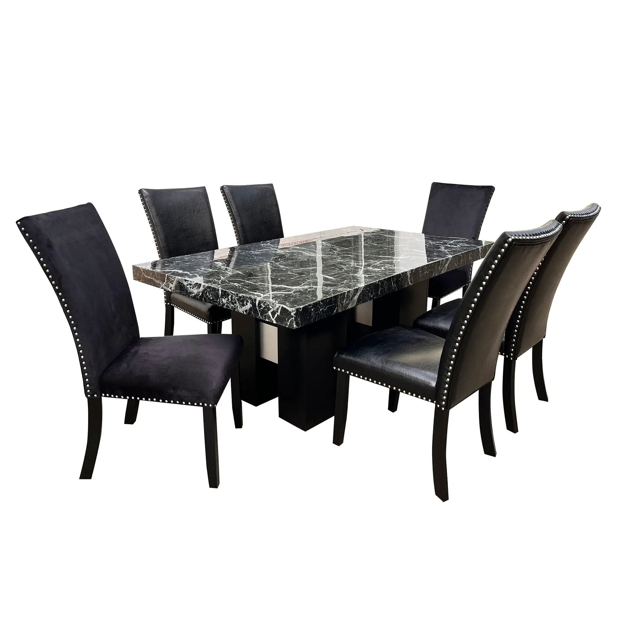 Jhoanna - Dining Chairs (Set of 2) - Black by HouseOfZazla
