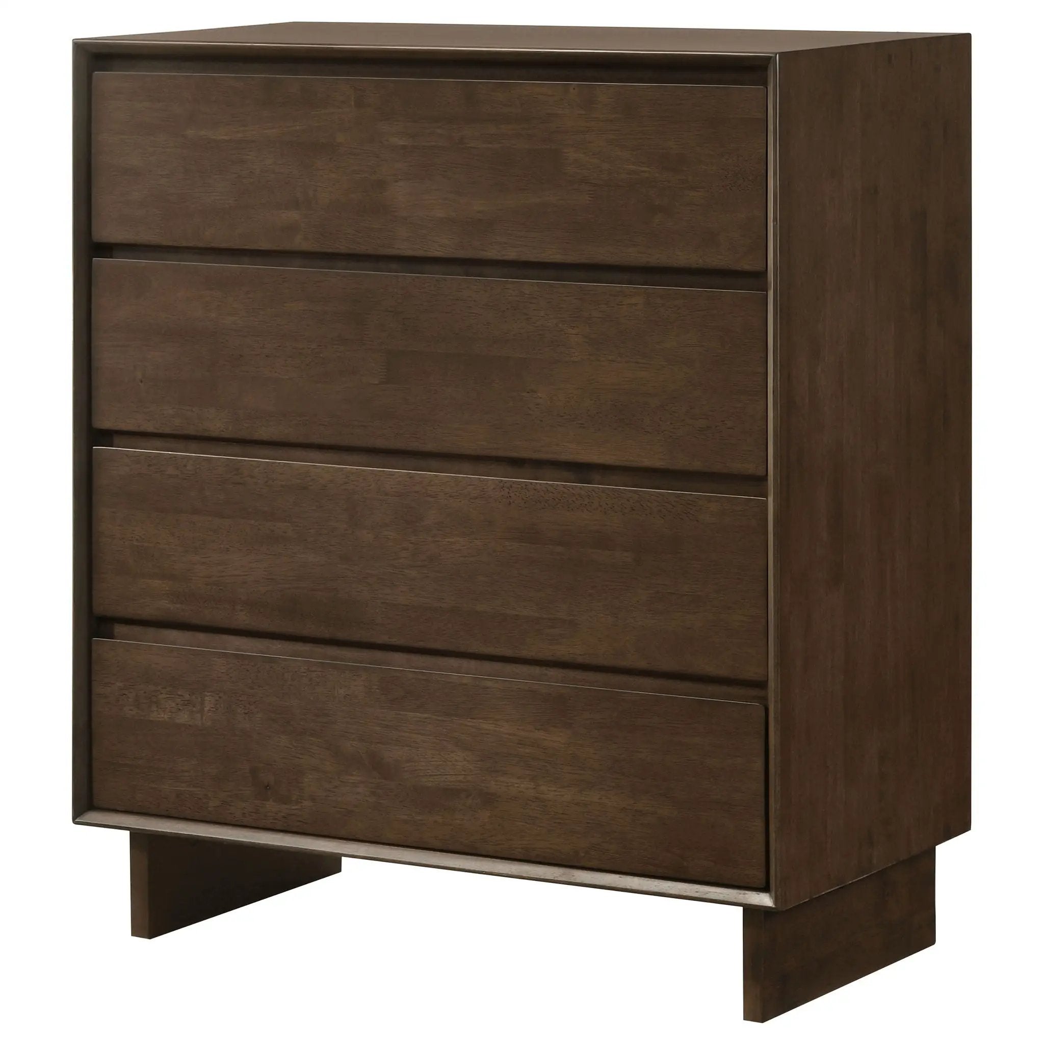 Hemlock - 4 Drawer Chest Of Drawers - Dark Brown by HouseOfZazla