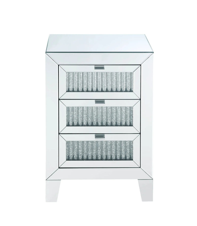 Noralie Mirrored & Faux Diamonds Accent Table by HouseOfZazla