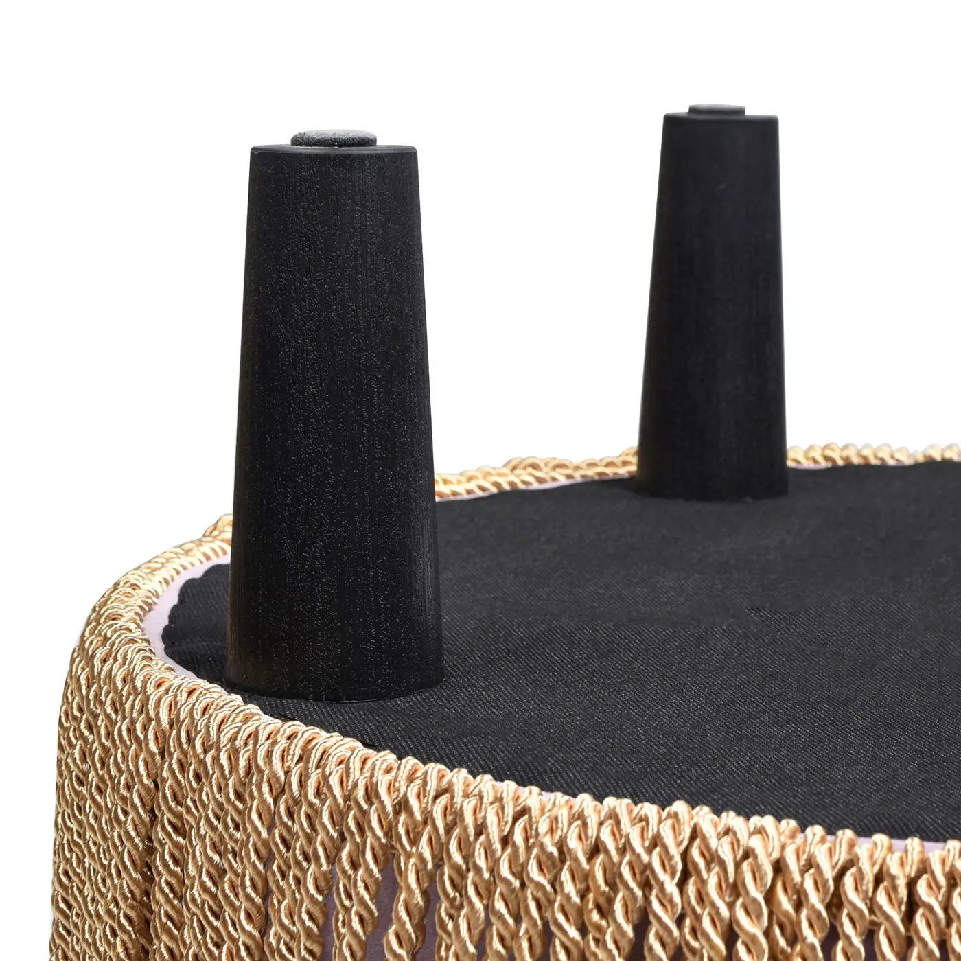 Yolanda - Round Upholstered Accent Ottoman by Unique Piece Furniture