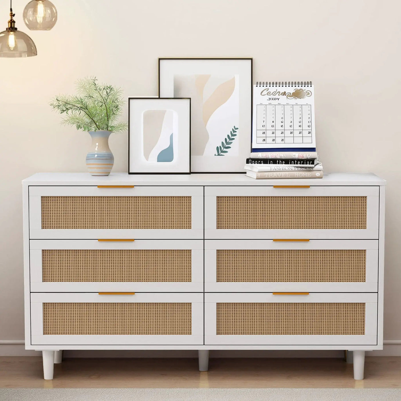 6 Drawer Storage Modern Cabinet For Bedroom by HouseOfZazla