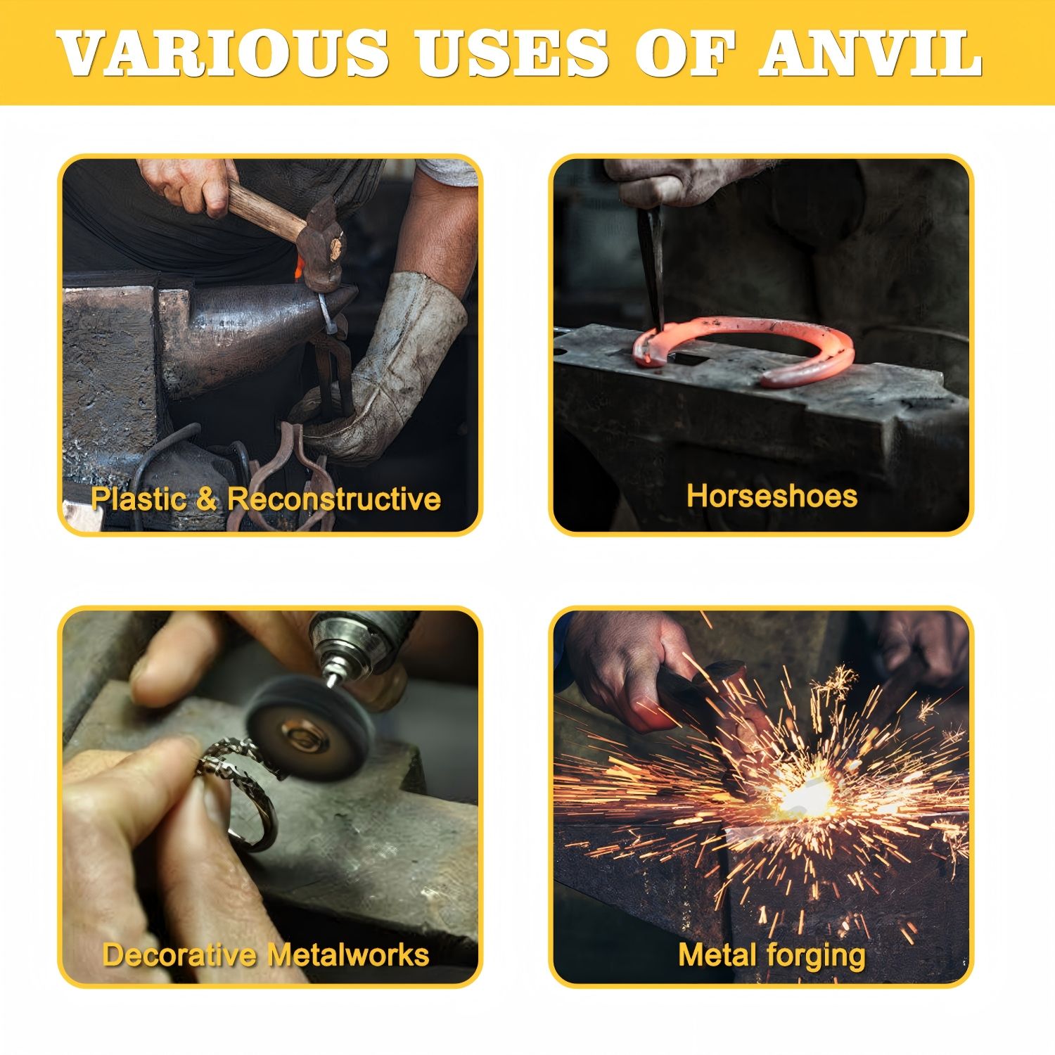 Multi Angle Anvil With Round And Square Holes by HouseOfZazla