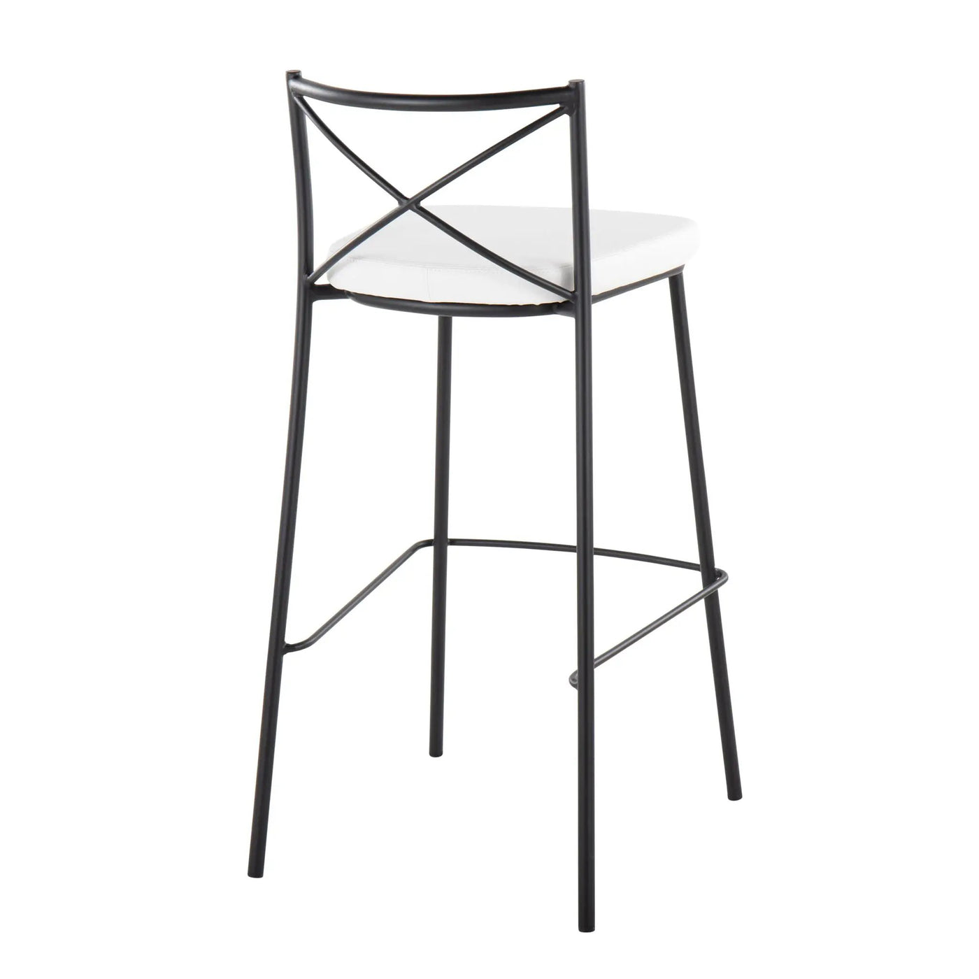 Modern Charlotte - Contemporary Fixed Height Barstool (Set of 2) by HouseOfZazla