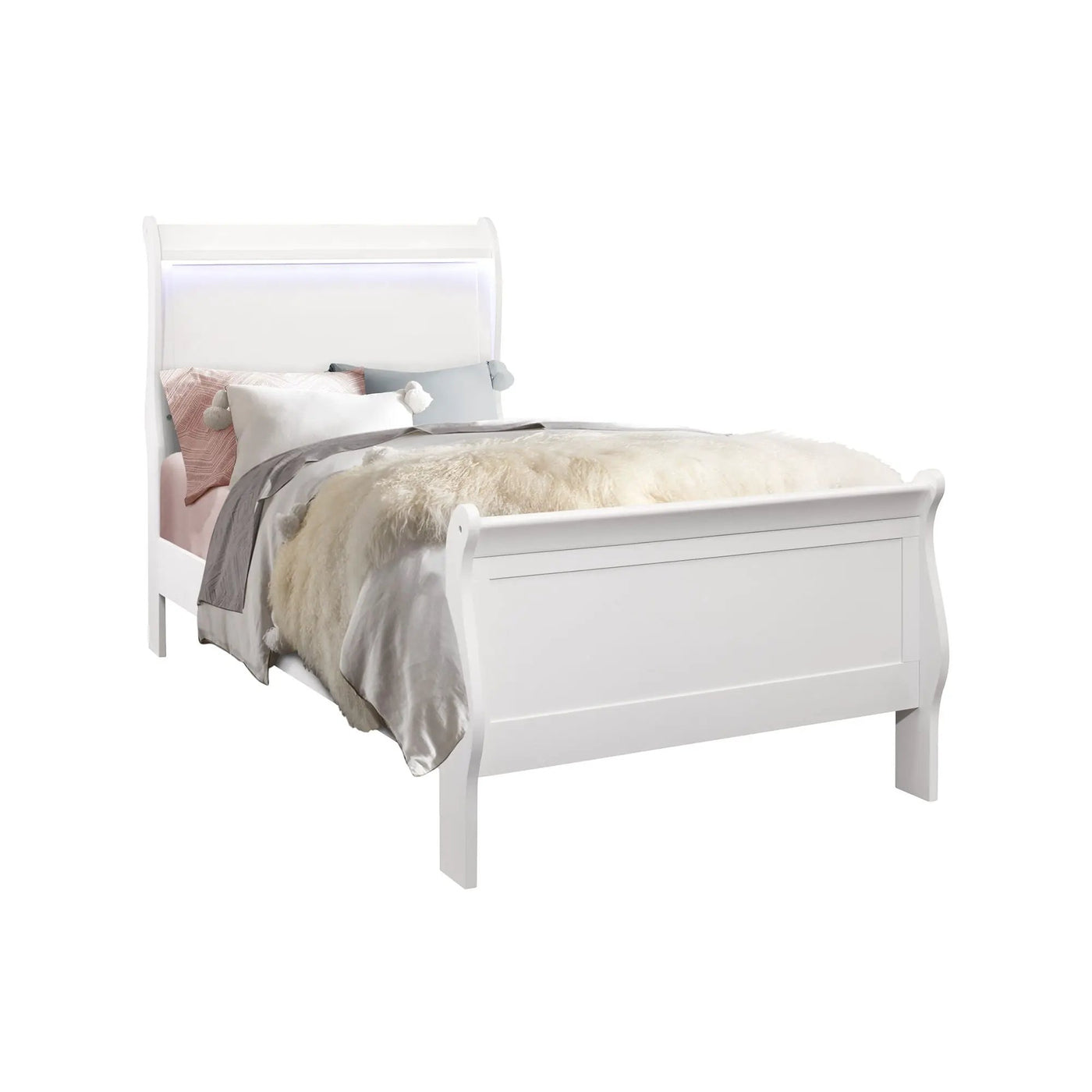 Charlston - Bed With LED by Unique Piece Furniture