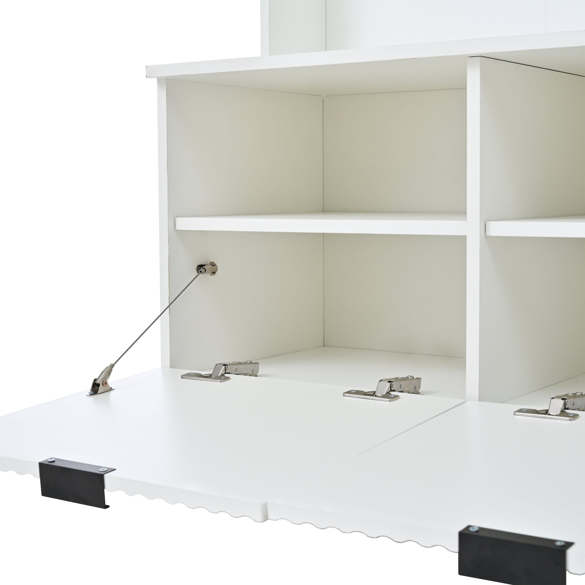 49.6" 5-in-1 Hall Tree with Bench, Shoe Storage & Cabinets by HouseOfZazla