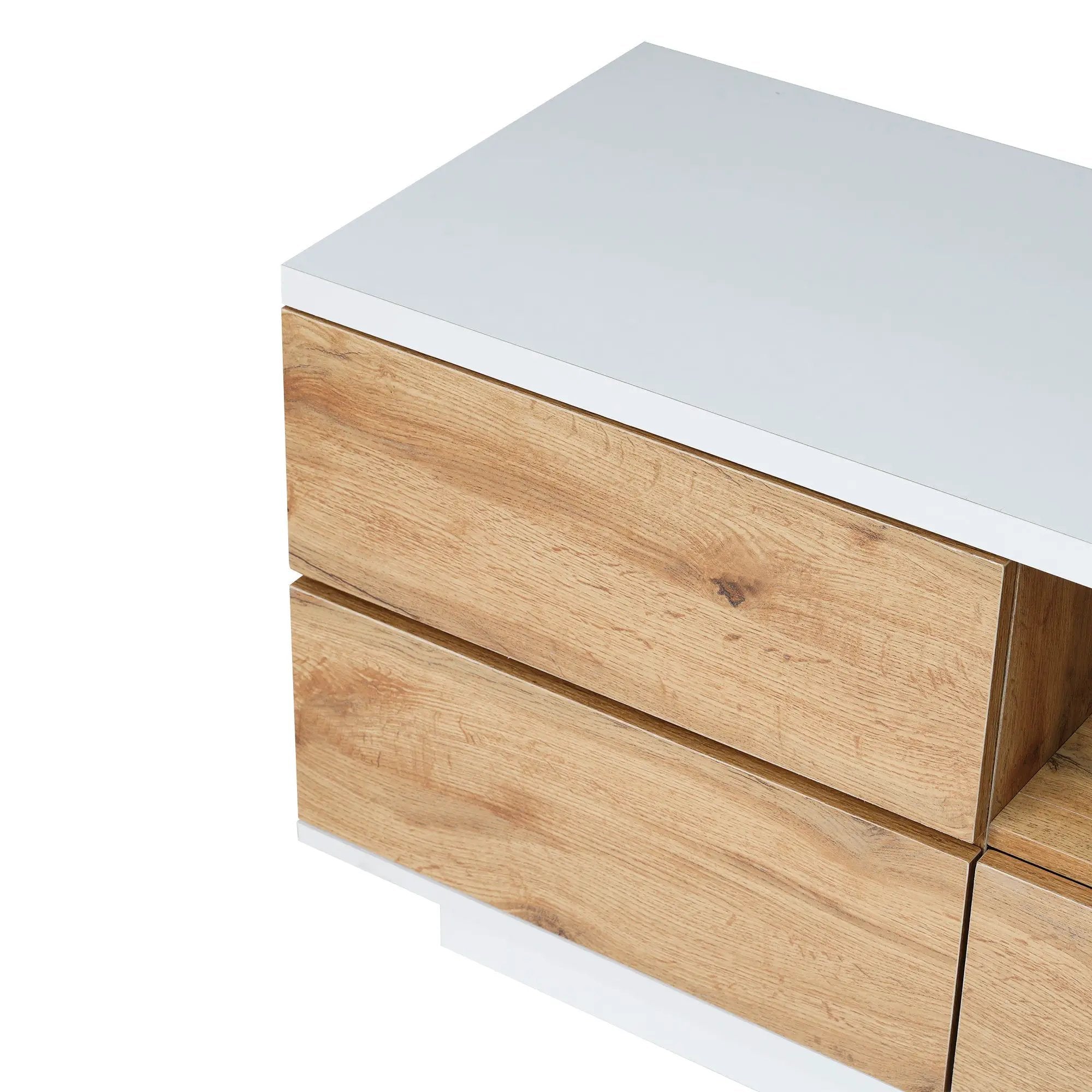 Modern TV stand with Multi-Functional Storage by BLAKHOM