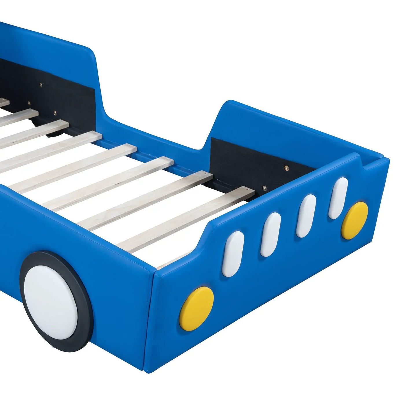 Race Car Shaped Platform Bed With Wheels by Unique Piece Furniture