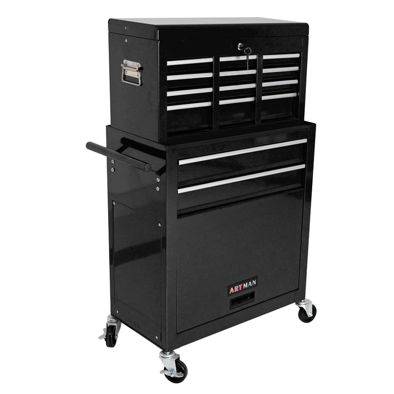High Capacity Rolling Tool Chest With Wheels And Drawers, Storage Cabinet by HouseOfZazla