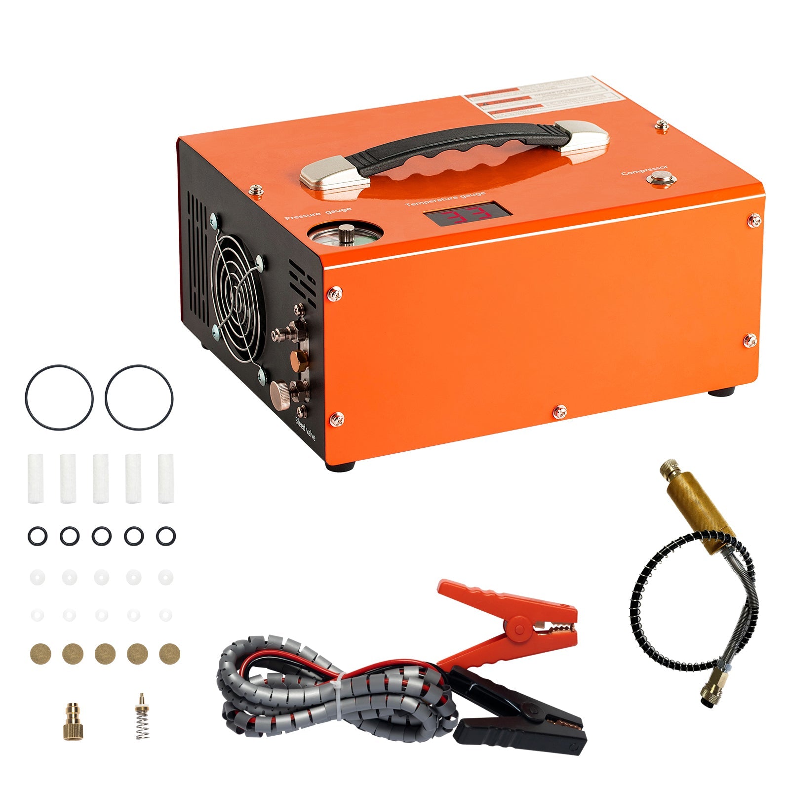 PCP Air Compressor, 4500PSI Portable with Auto-Stop and Built-In Converter by HouseOfZazla