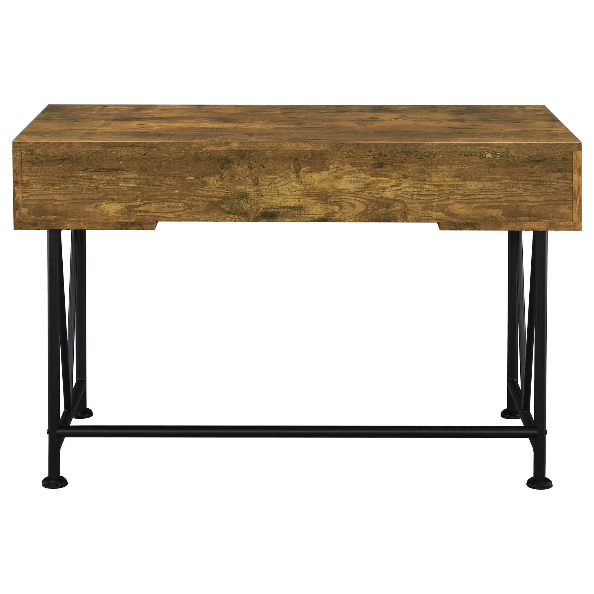 Analiese 47-inch 3-drawer Writing Desk Rustic Nutmeg by Unique Piece Furniture