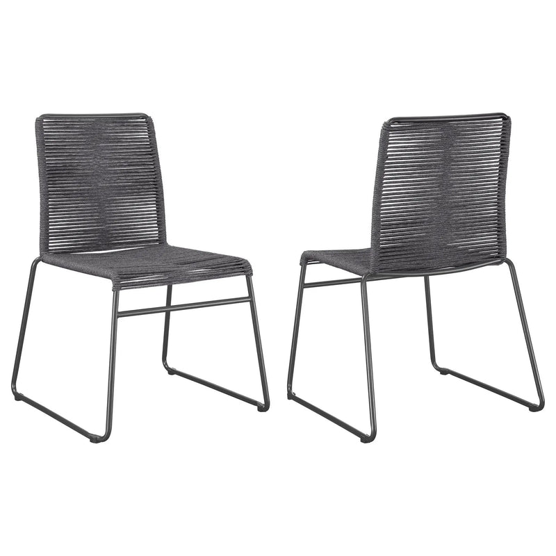 Jerome - Stackable Side Chair (Set of 2) - Charcoal