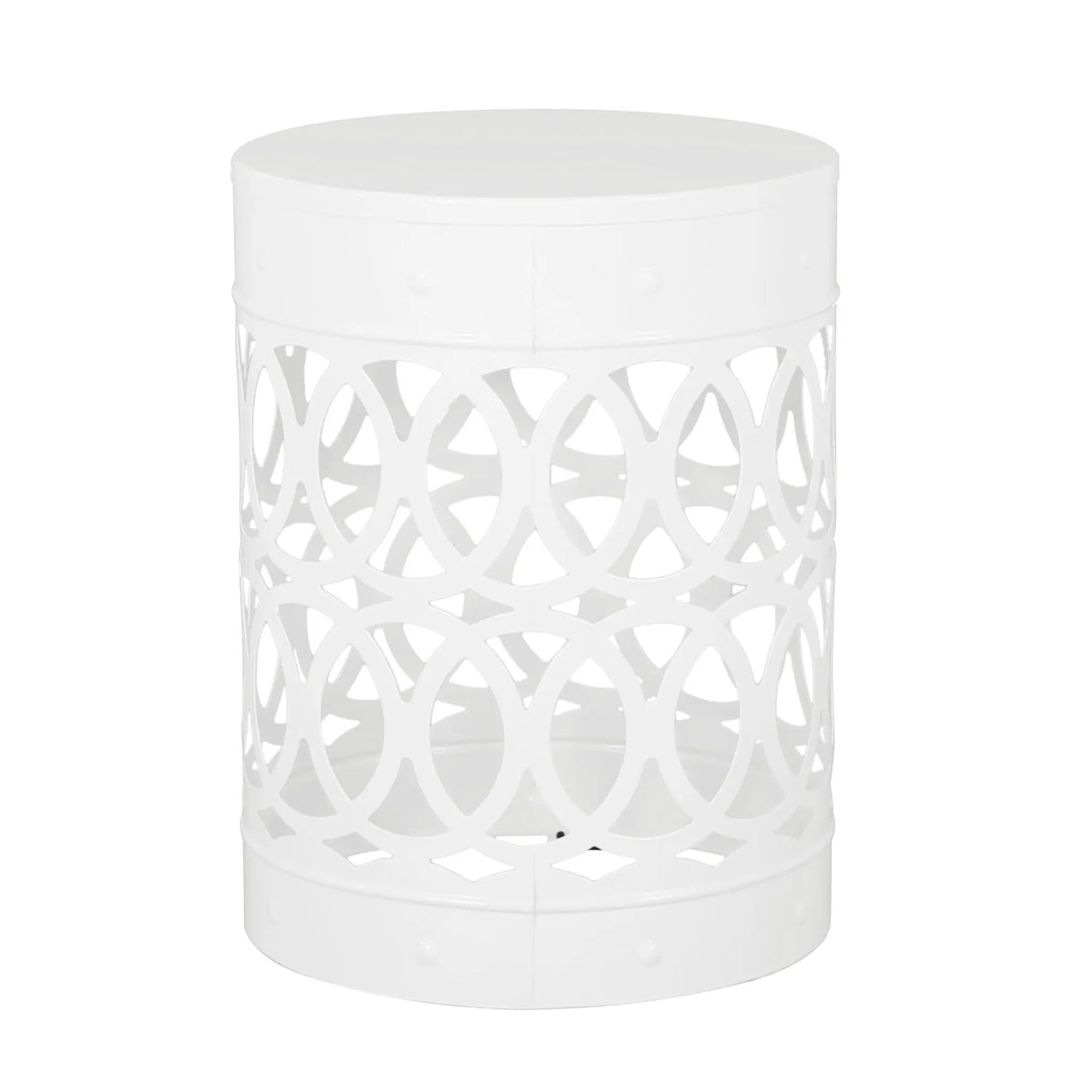 Outdoor Metal Large End Table, Modern Design by HouseOfZazla
