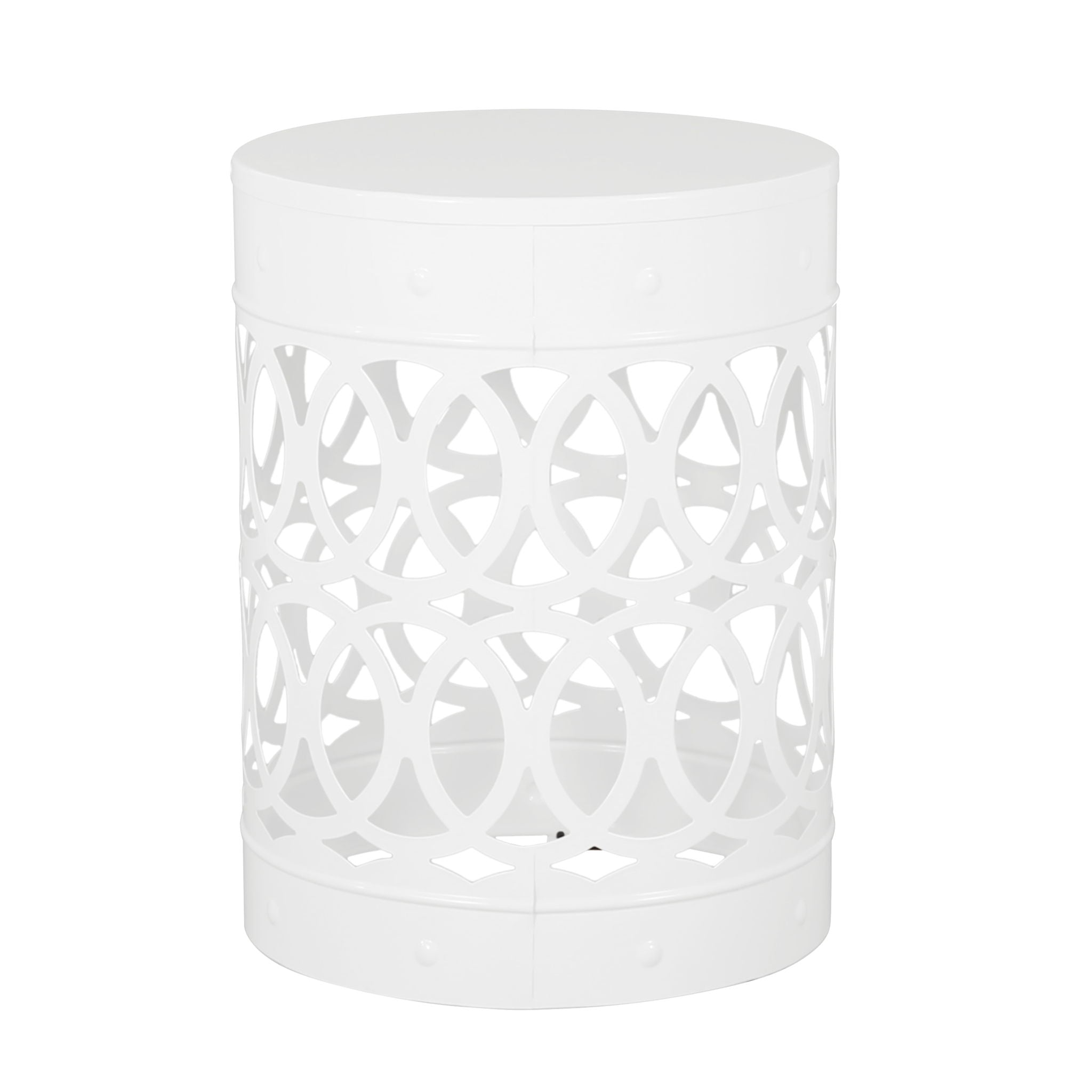 Outdoor Metal Large End Table, Modern Design by HouseOfZazla