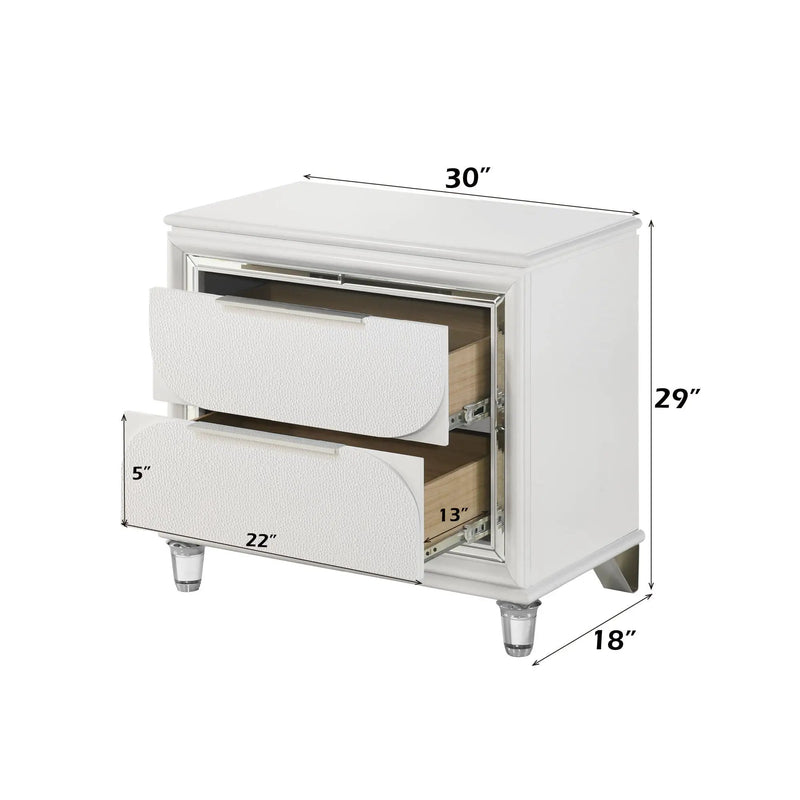 Tarian Nightstand - White by HouseOfZazla