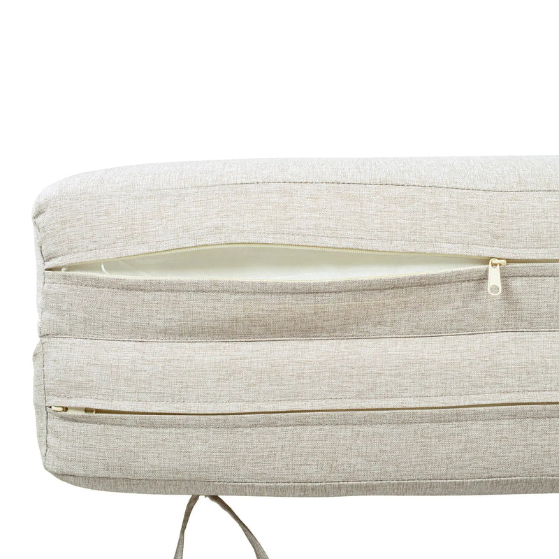 Outdoor Chaise Lounge Cushion Only, Water-Resistant Patio Lounge Chair Cushion With Removable Cover by HouseOfZazla