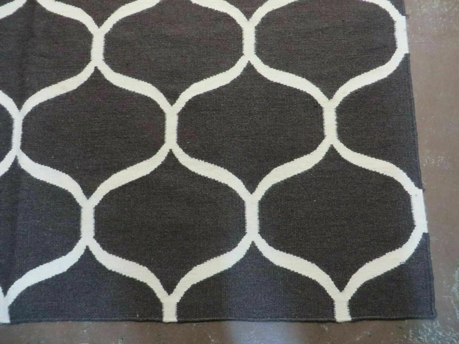 5' X 8' Modern Contemporary Hand Made Flat Weave Wool Rug Veg Dyes Nice by Jewel Rugs