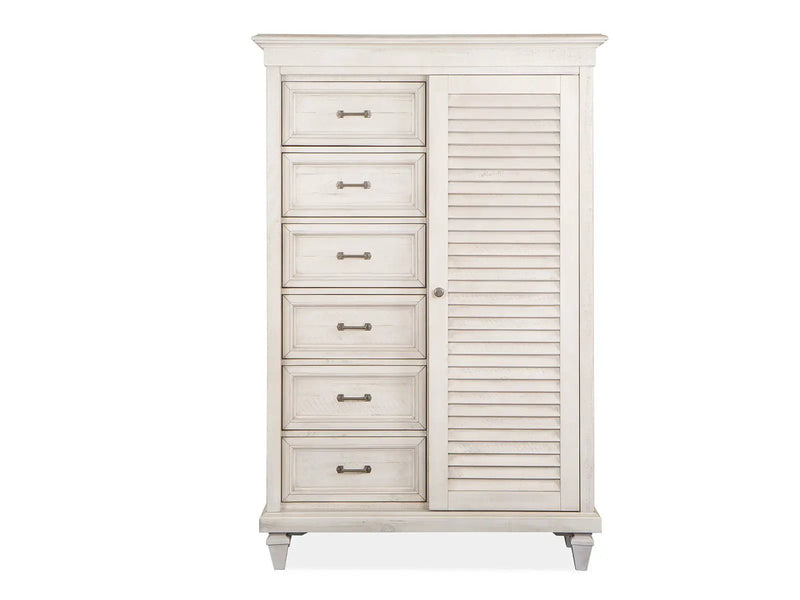 Newport - Gentleman's Chest - Alabaster by Unique Piece Furniture