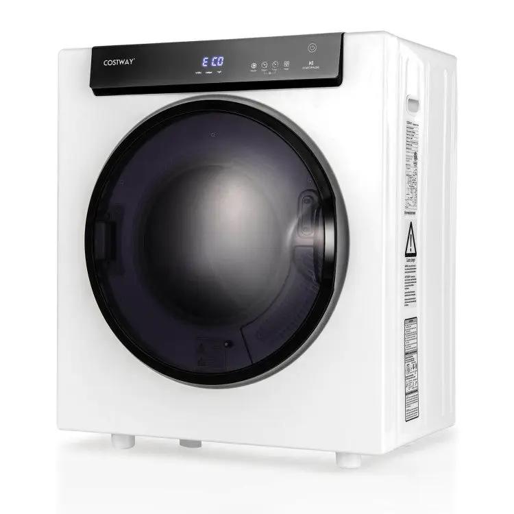 3-Piece Laundry room Bundle: Single Bathroom Vanity + Tall Bathroom Floor Cabinet + 2.6 Cu.ft Compact Portable Clothes Dryer by DirectDeals