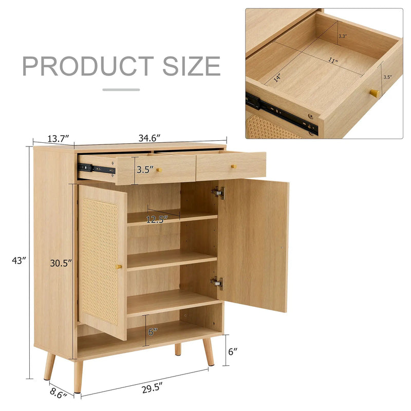 Multifunctional Modern Minimalist Shoe Cabinet by HouseOfZazla