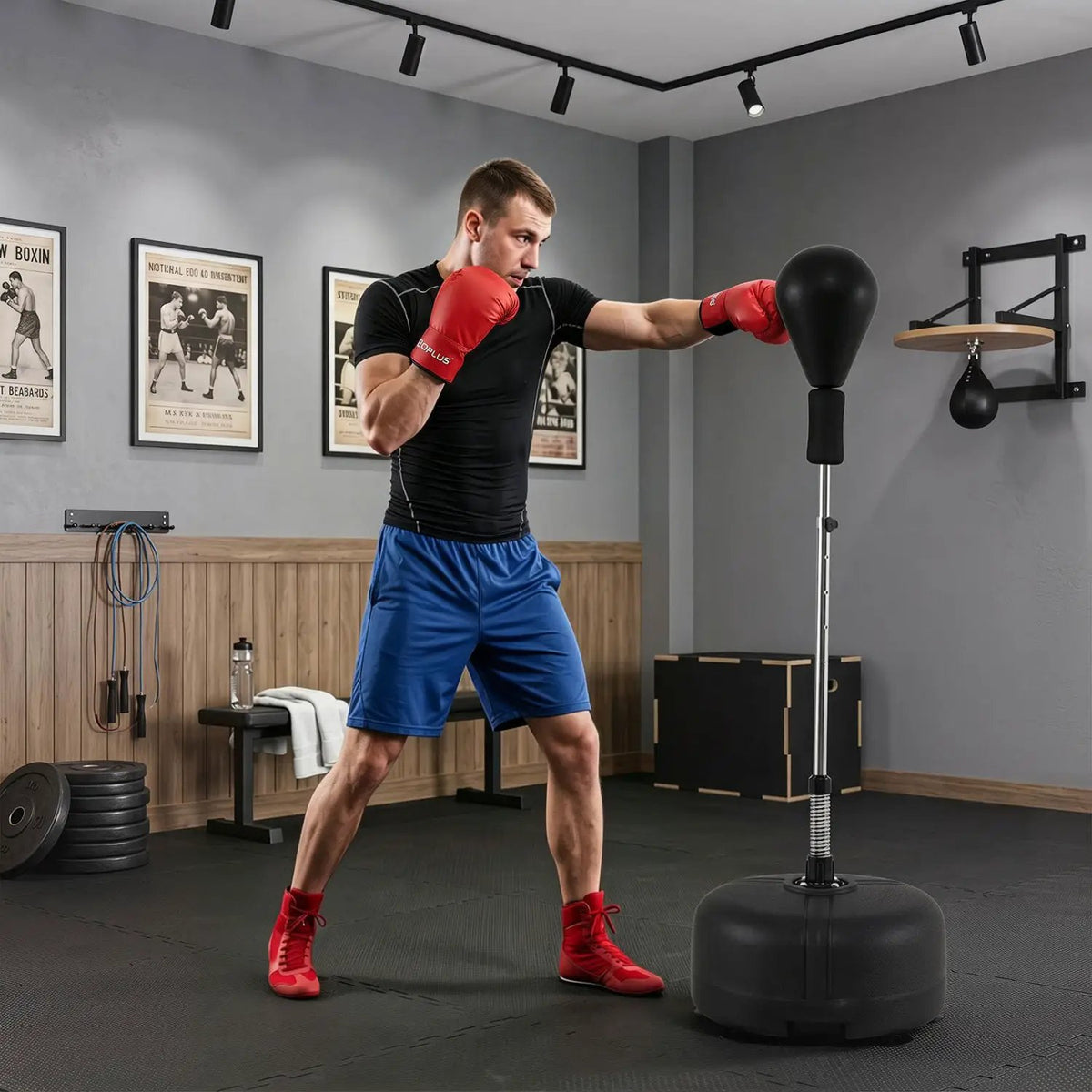Height Adjustable Punching Bag with Stand for Teens & Adults, photo 10 of 16