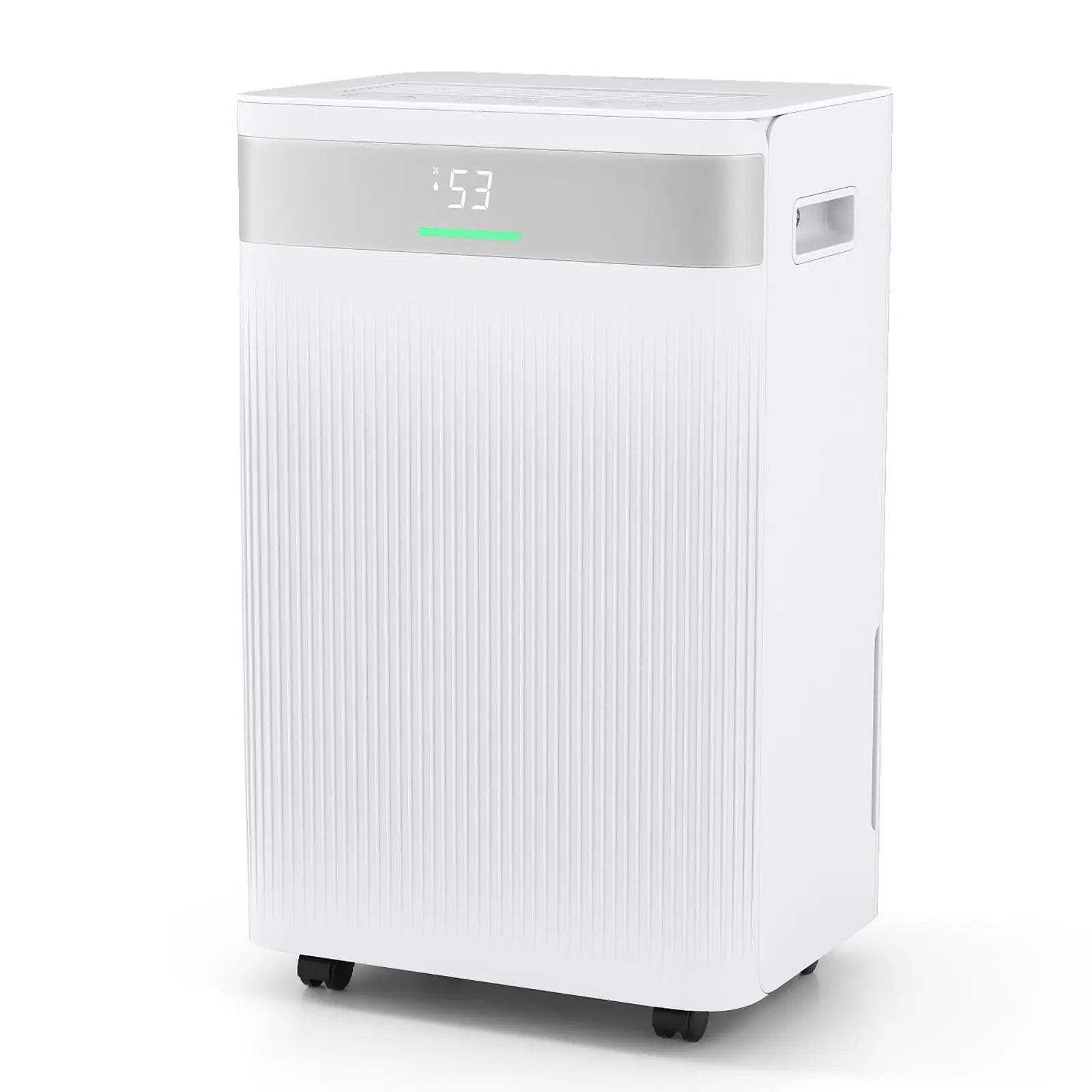 54 Pints Dehumidifier for Home 4500 Sq.Ft Dehumidifier-White by DirectDeals