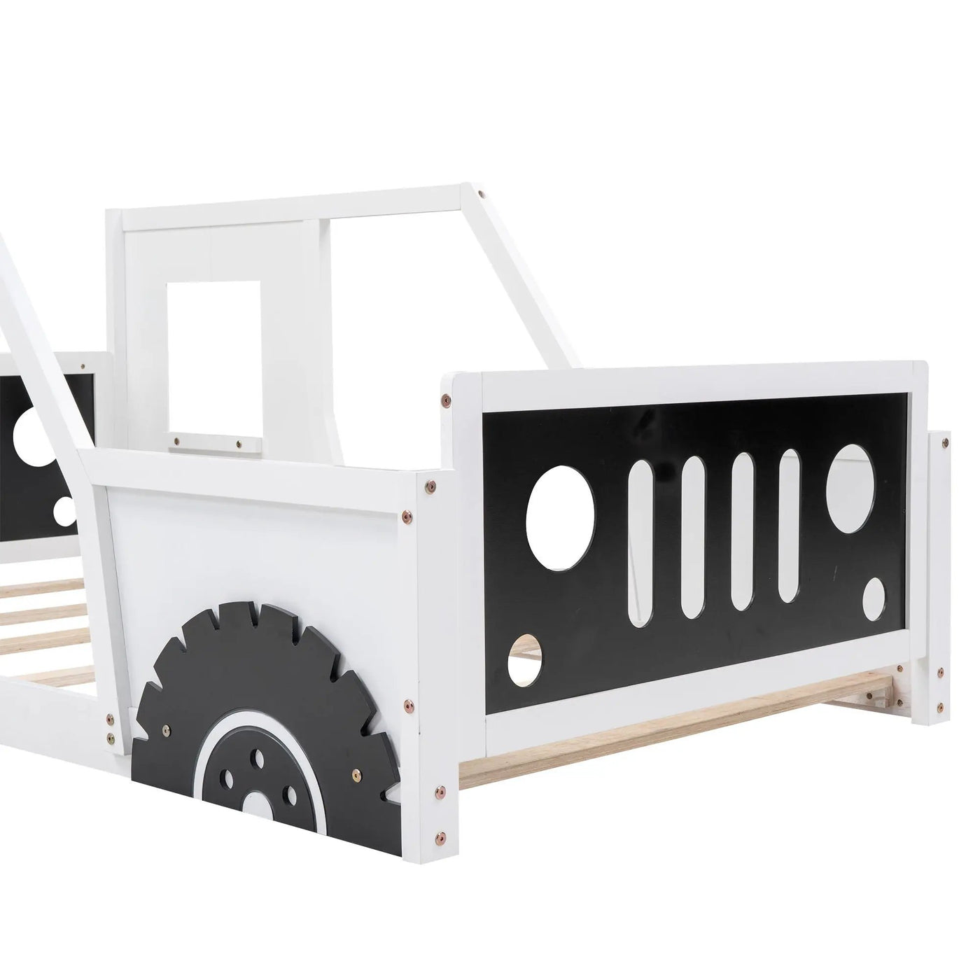 Classic Car Shaped Platform Bed With Wheels by HouseOfZazla