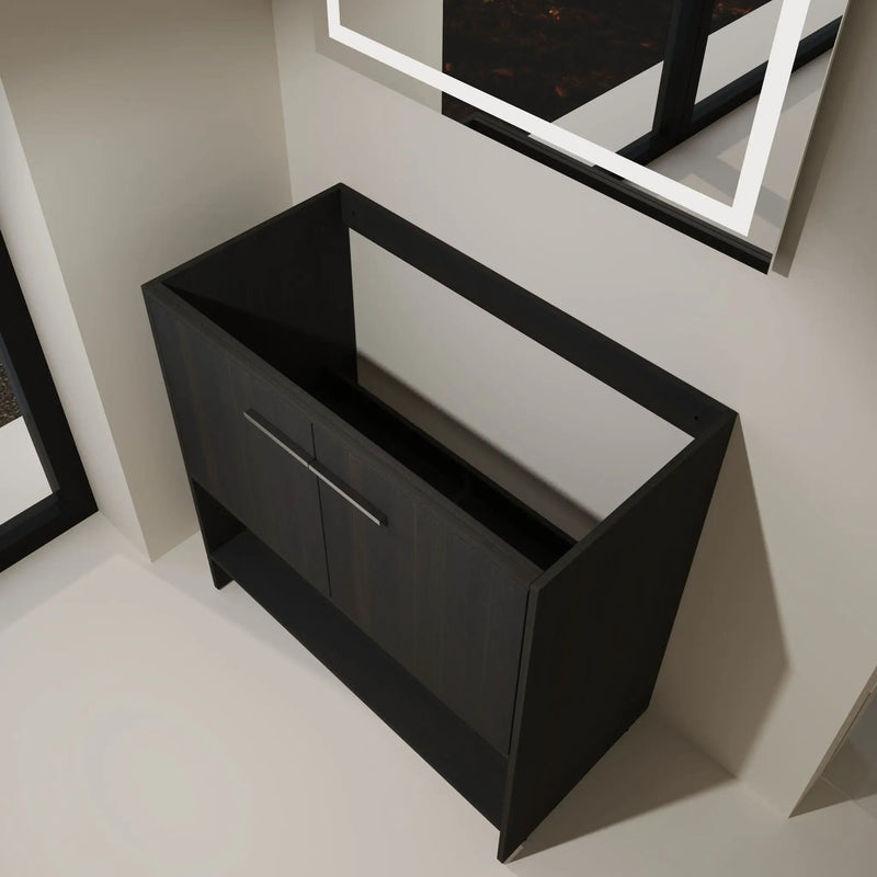 Modern Freestanding Bathroom Vanity With 2 Doors by Unique Piece Furniture