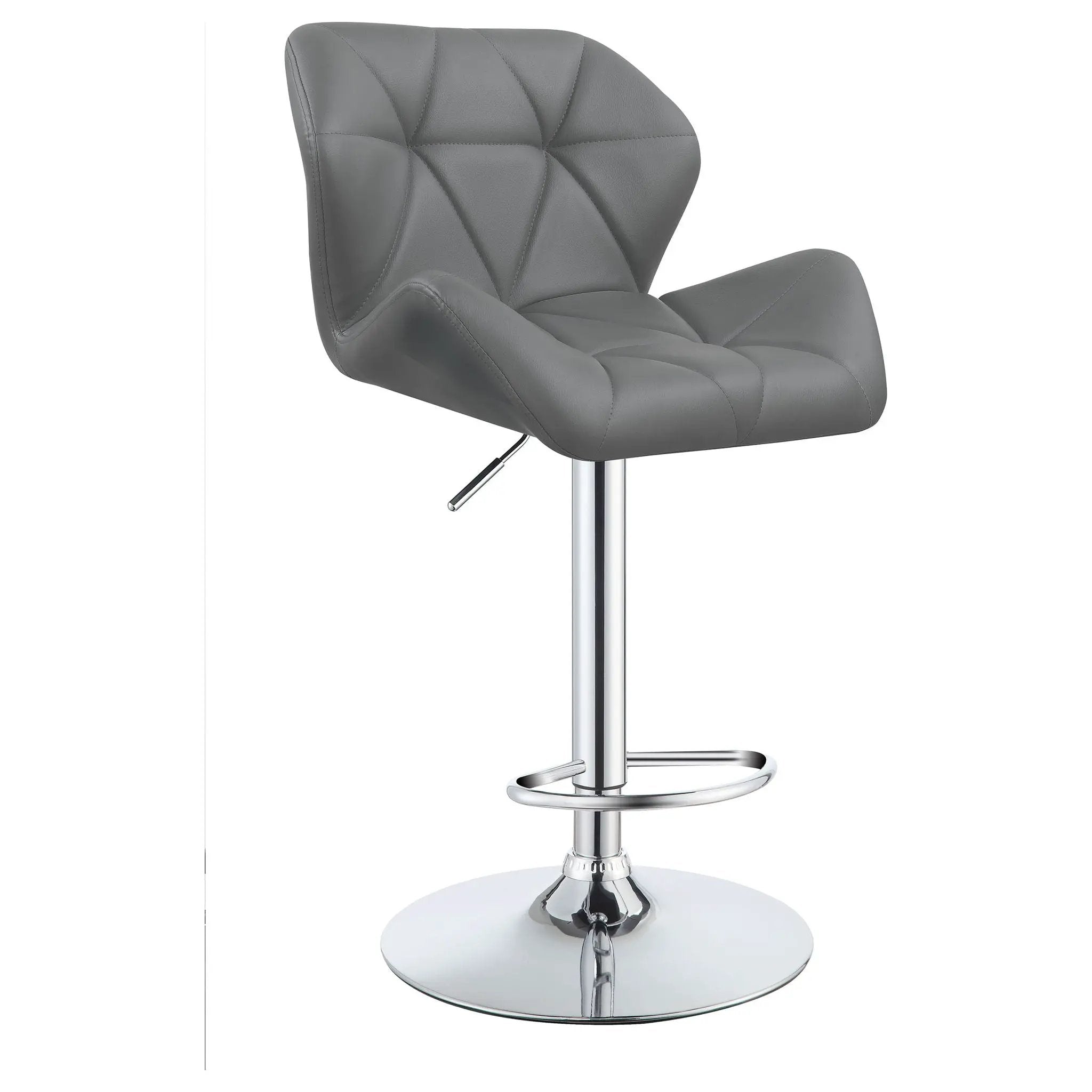 Adjustable Bar Stool With Height-Adjustable Base (Set of 2) by HouseOfZazla