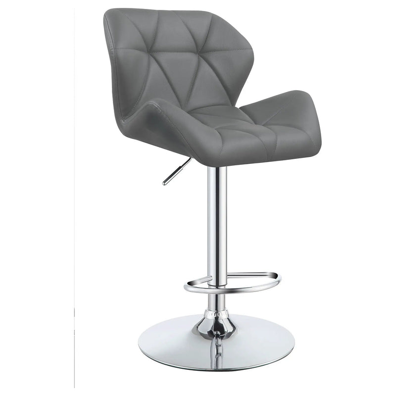 Adjustable Bar Stool With Height-Adjustable Base (Set of 2) by HouseOfZazla