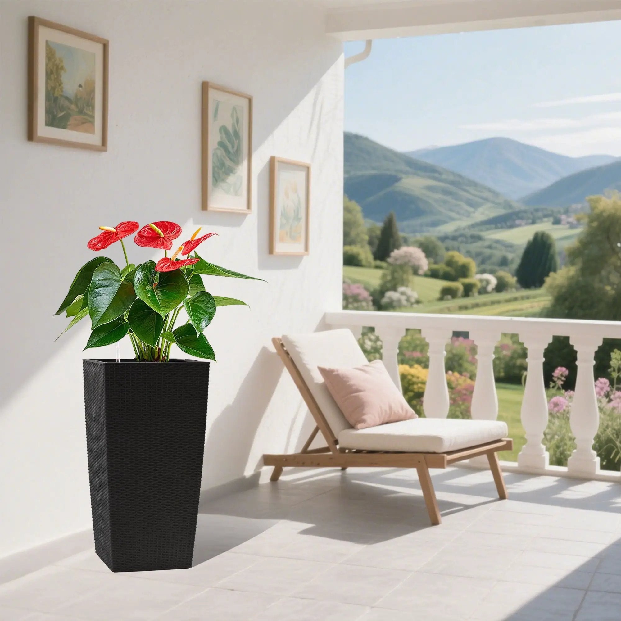Indoor Outdoor Planter With Automatic Watering System by HouseOfZazla