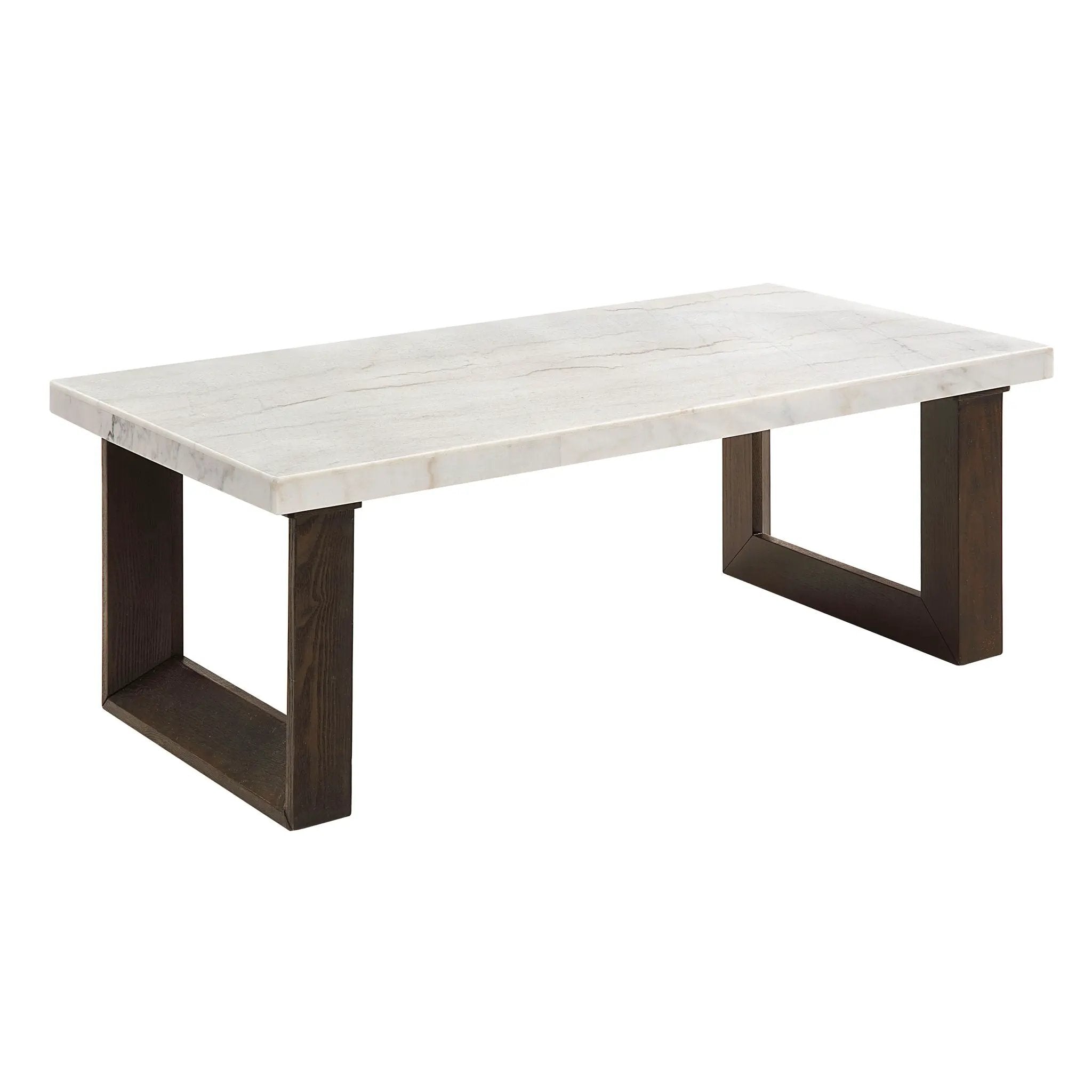 Edwyn - Natural Marble Top End Table by Unique Piece Furniture