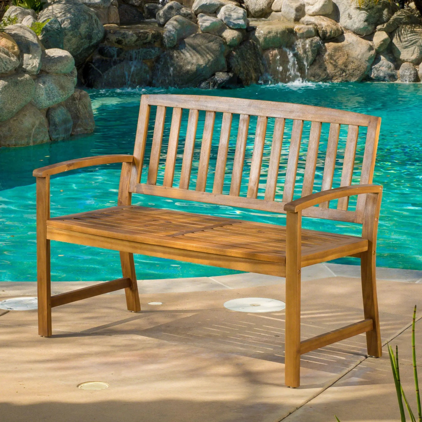 Farmhouse Style Loja Bench Indoor / Outdoor by HouseOfZazla