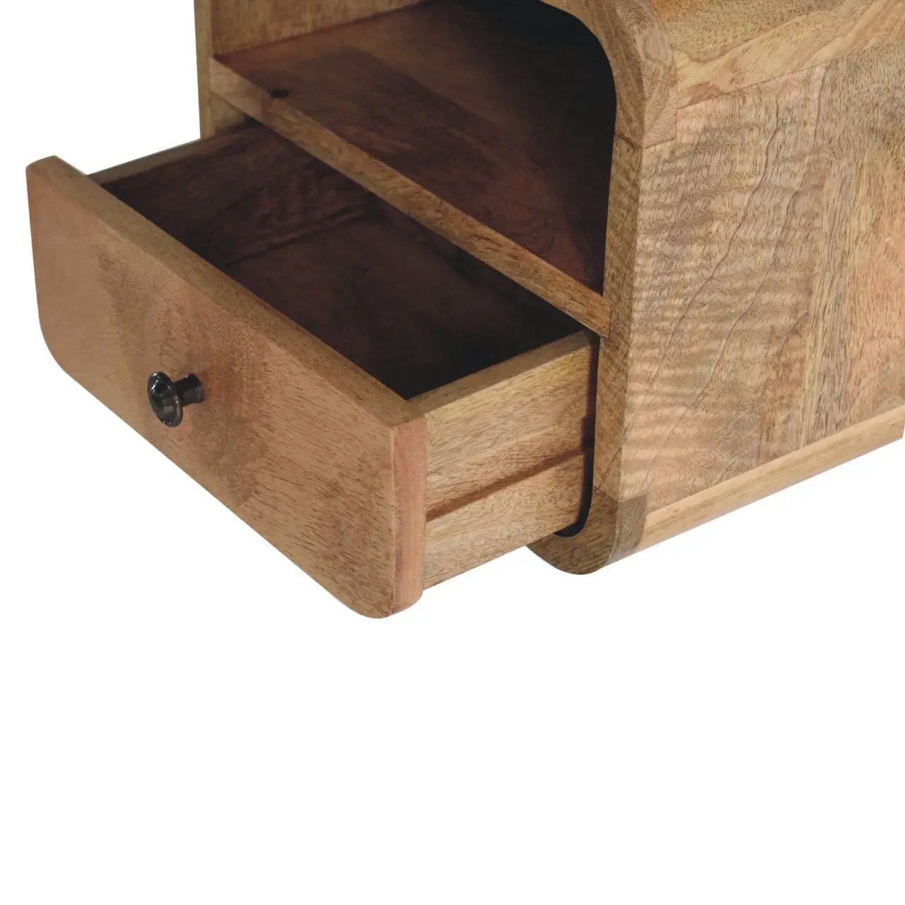 Curved Upper Slot Floating Nightstand by Unique Piece Furniture