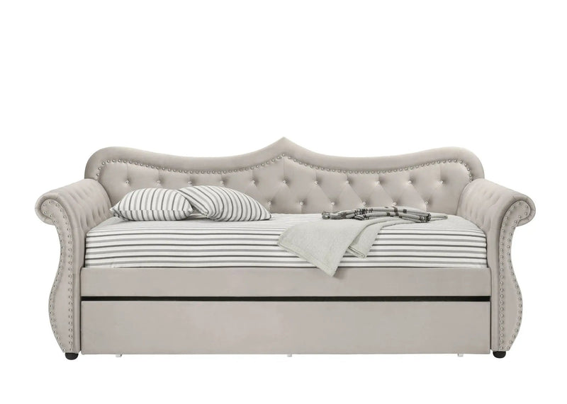 Adkins - Twin Daybed With Trundle - Beige by Unique Piece Furniture