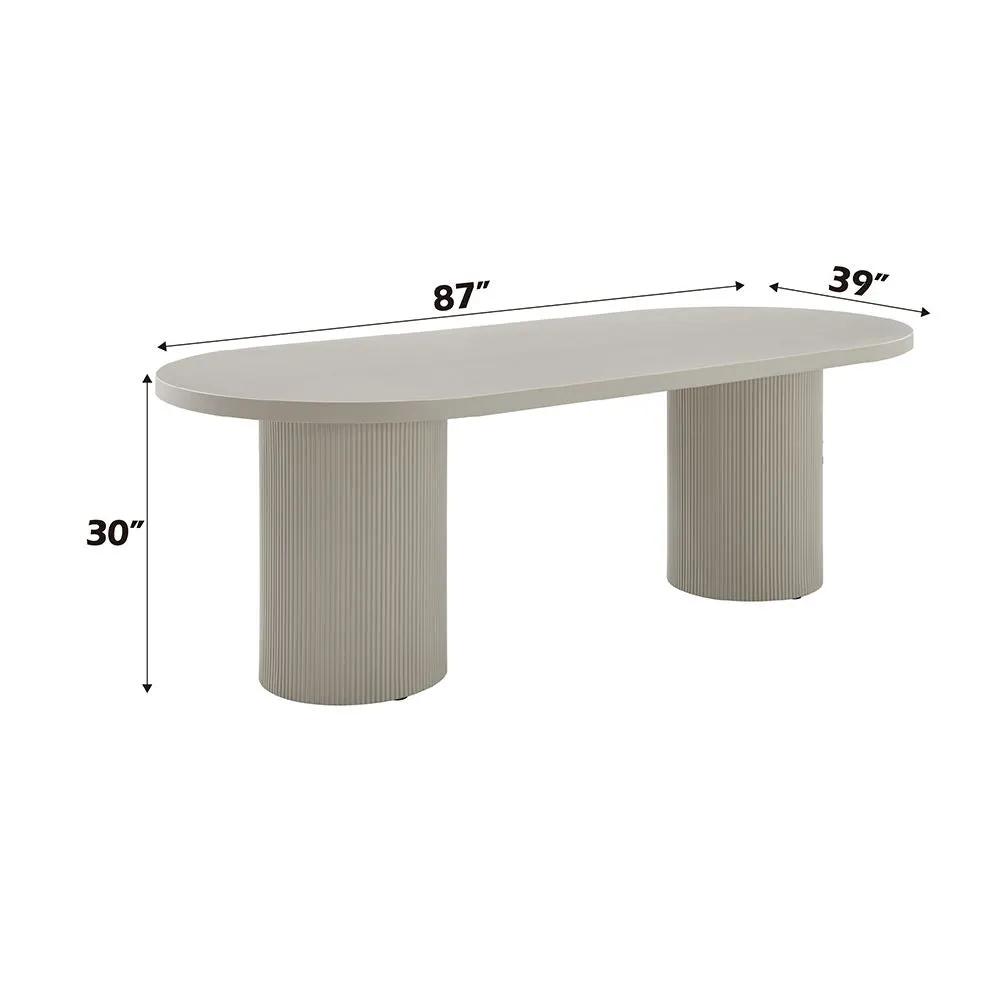 Laela - Dining Table - White by Unique Piece Furniture