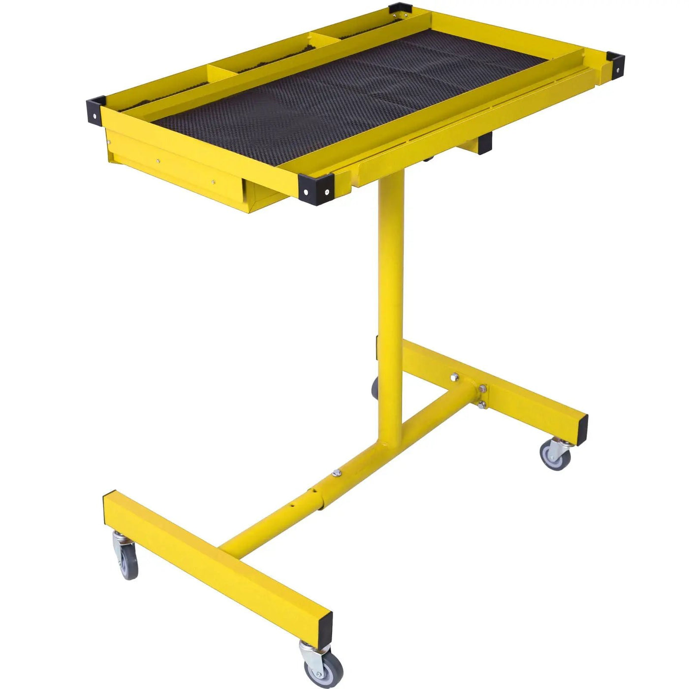 Adjustable Tear Down Work Table With Drawer For Garages, Repair Shops, And Diy, Portable, (4) 2.5" Swivel Casters, 220 Pound Capacity, Rubber Corners, Heavy Duty Steel by Unique Piece Furniture