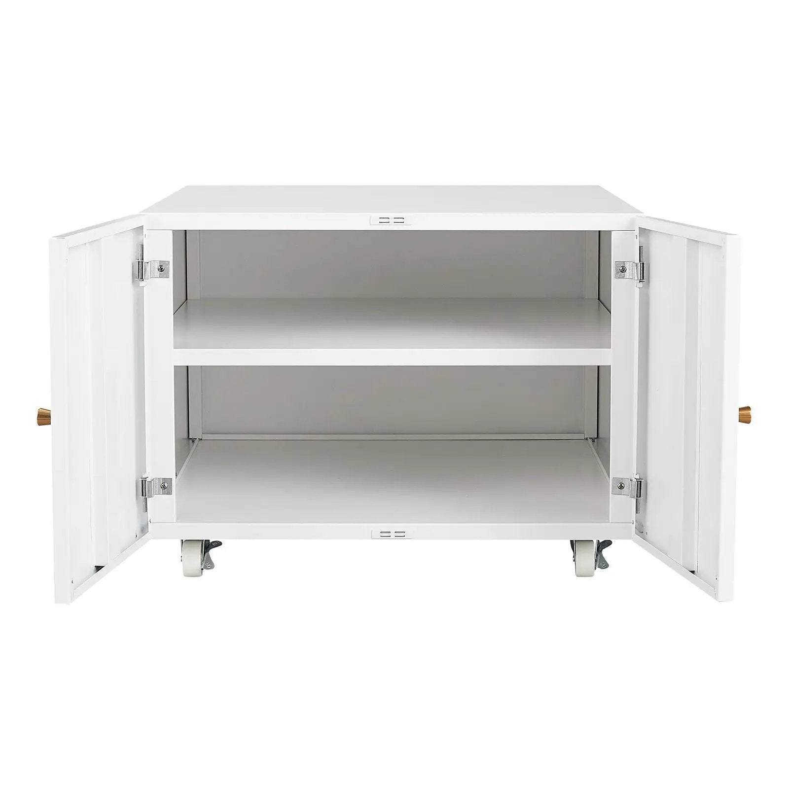 Office Furniture Copier Cabinet 2 Door Steel Copier Stand Mobile Pedestal File Printer Stand by HouseOfZazla