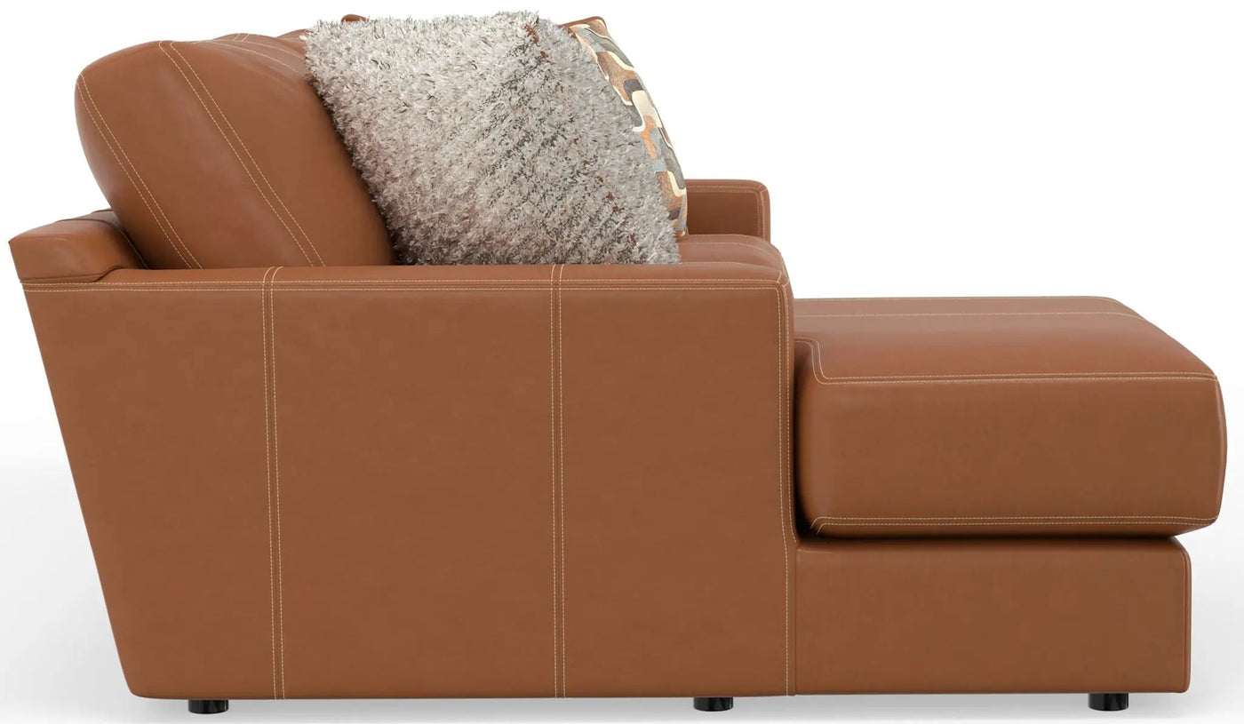 Minori - Italian Leather Sectional by Unique Piece Furniture