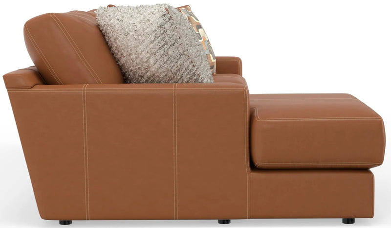 Minori - Italian Leather Sectional by Unique Piece Furniture