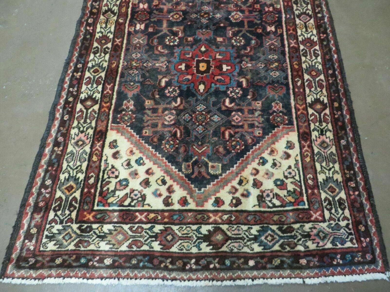 3' 6" X 10' 3" Antique Handmade Turkish Wool Runner Rug by Jewel Rugs